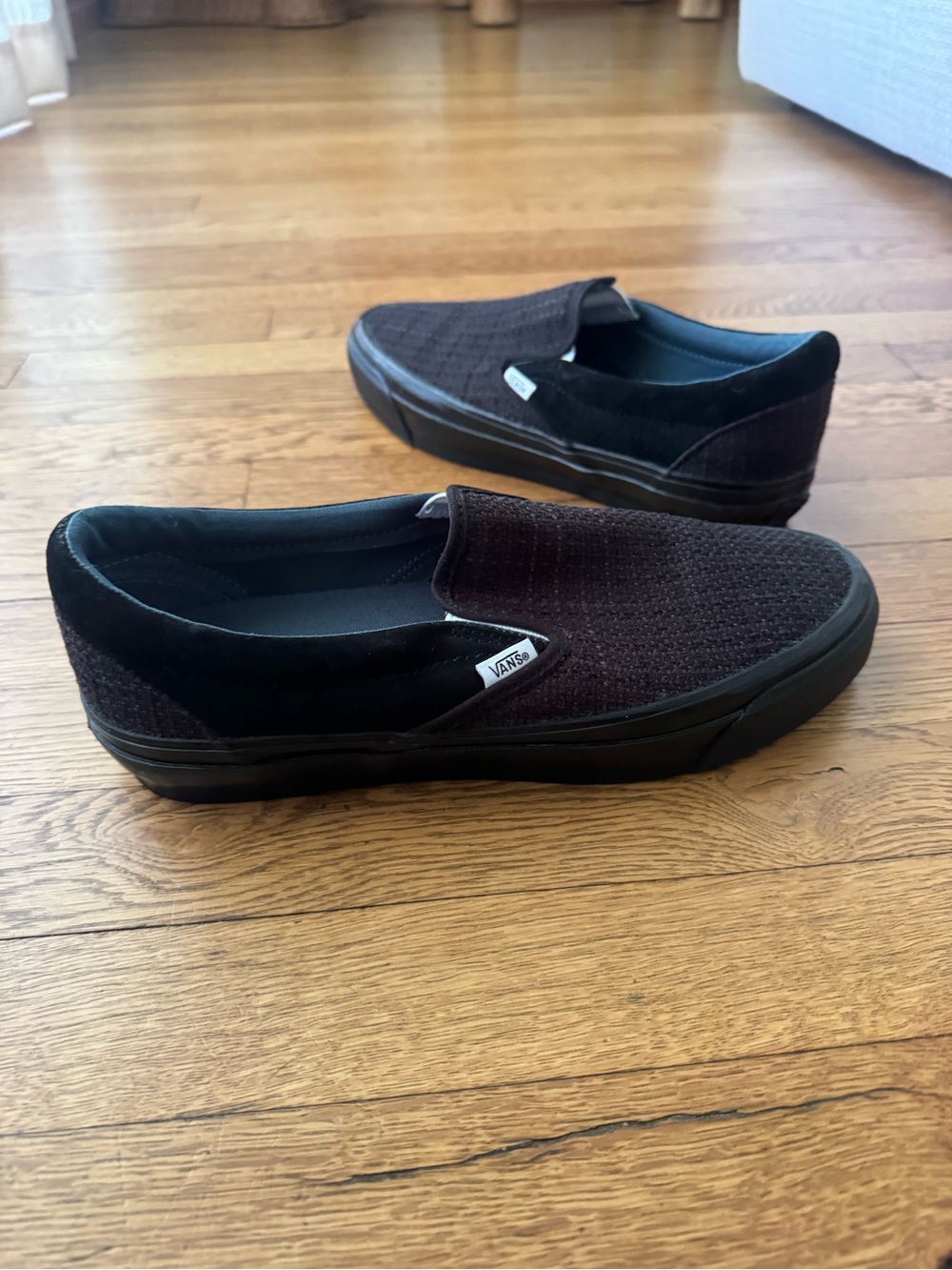 Vans - Tweed Black Slip-on